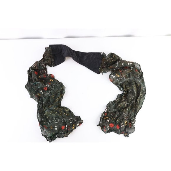 Vintage 50s 60s Traditional Rabari Rajasthani Badmeri Mirror Waist Band Wrap main image 9